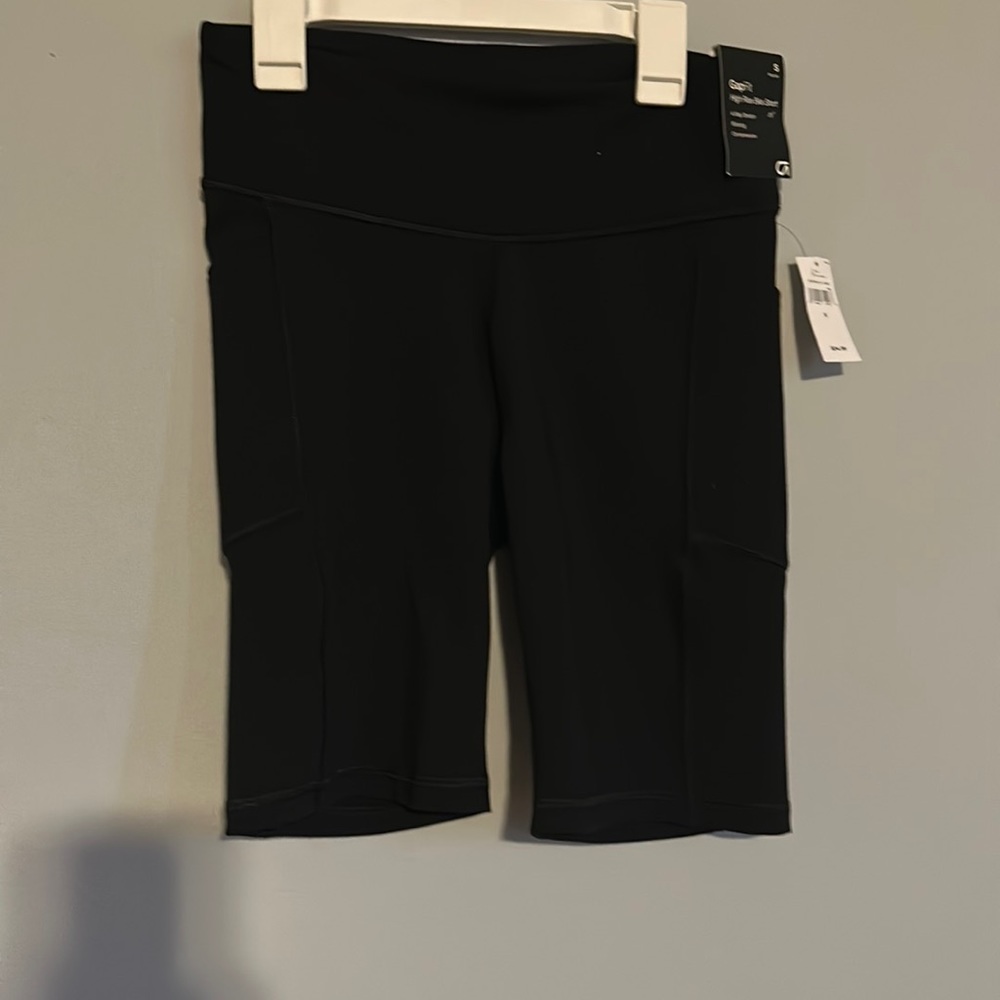 high rise bike short with pockets